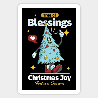 Joyful Christmas Tree Magnet